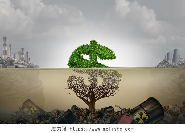 污染的财政成本和被有害工业废料污染